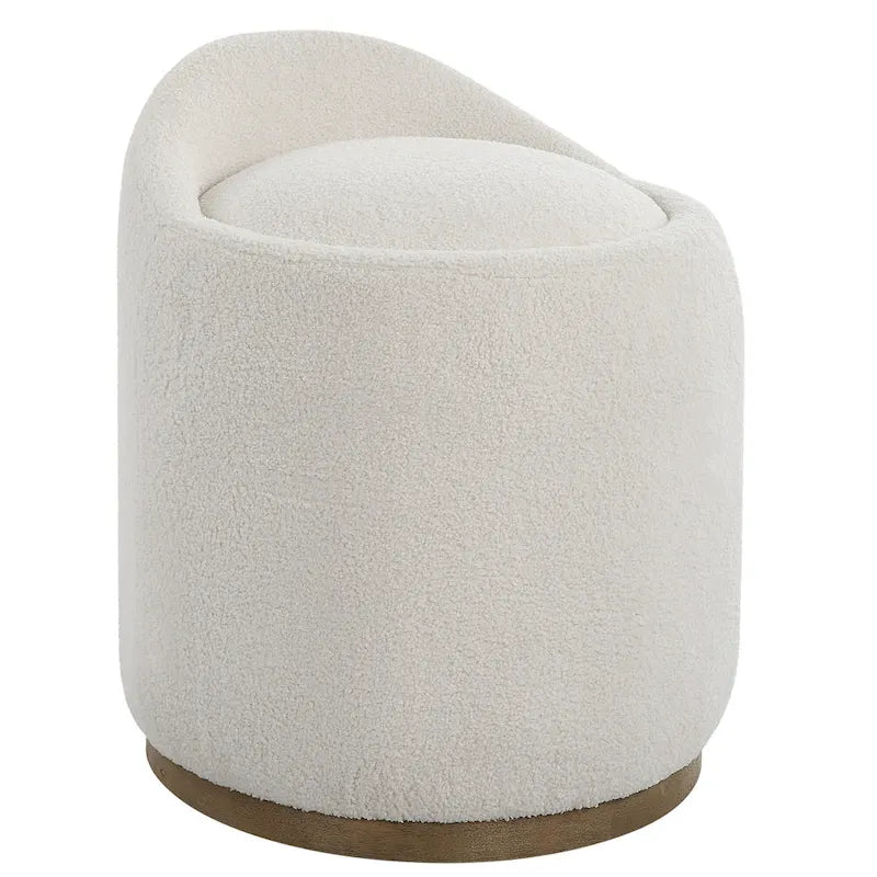 Pouf ottoman pivotant rembourré moelleux