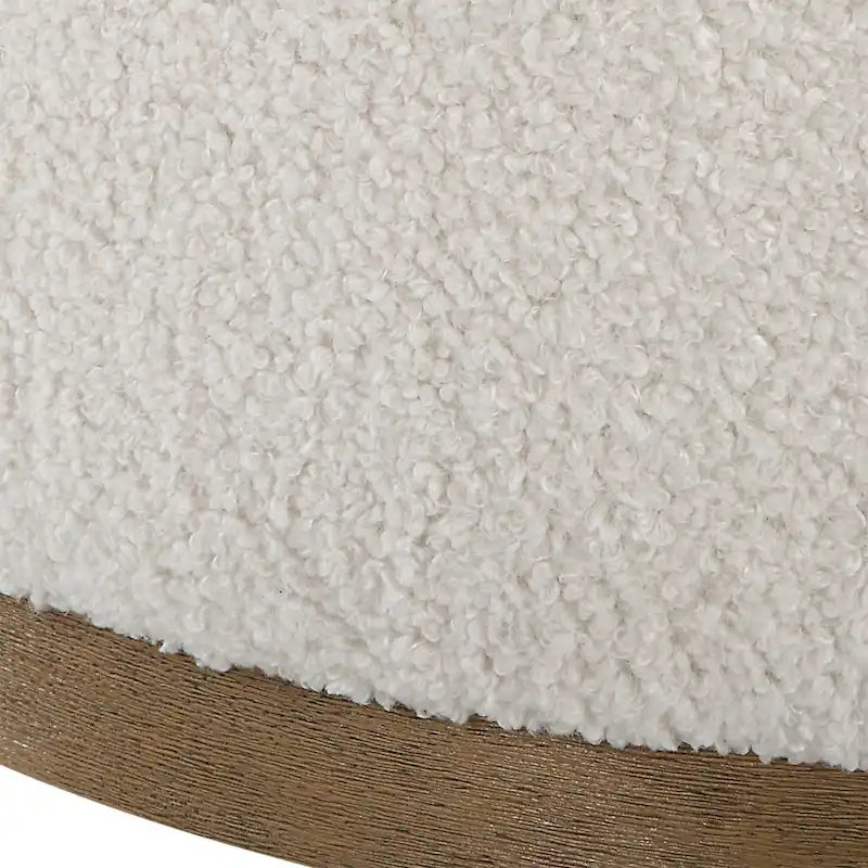 Pouf ottoman pivotant rembourré moelleux