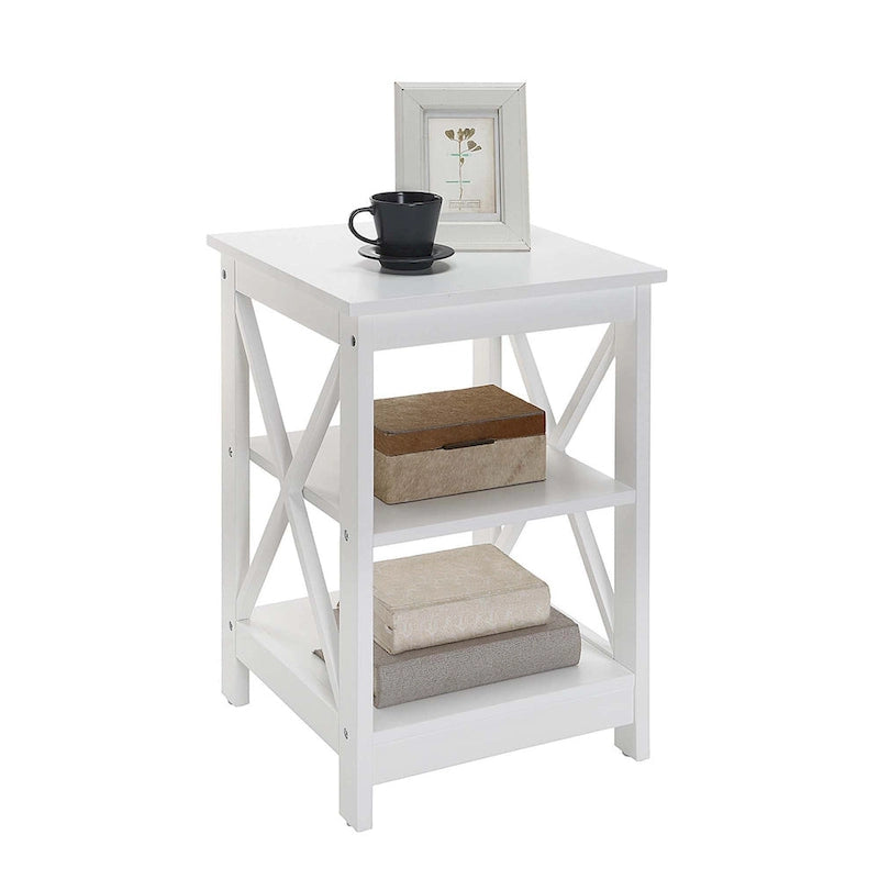 Table d'appoint avec étagères