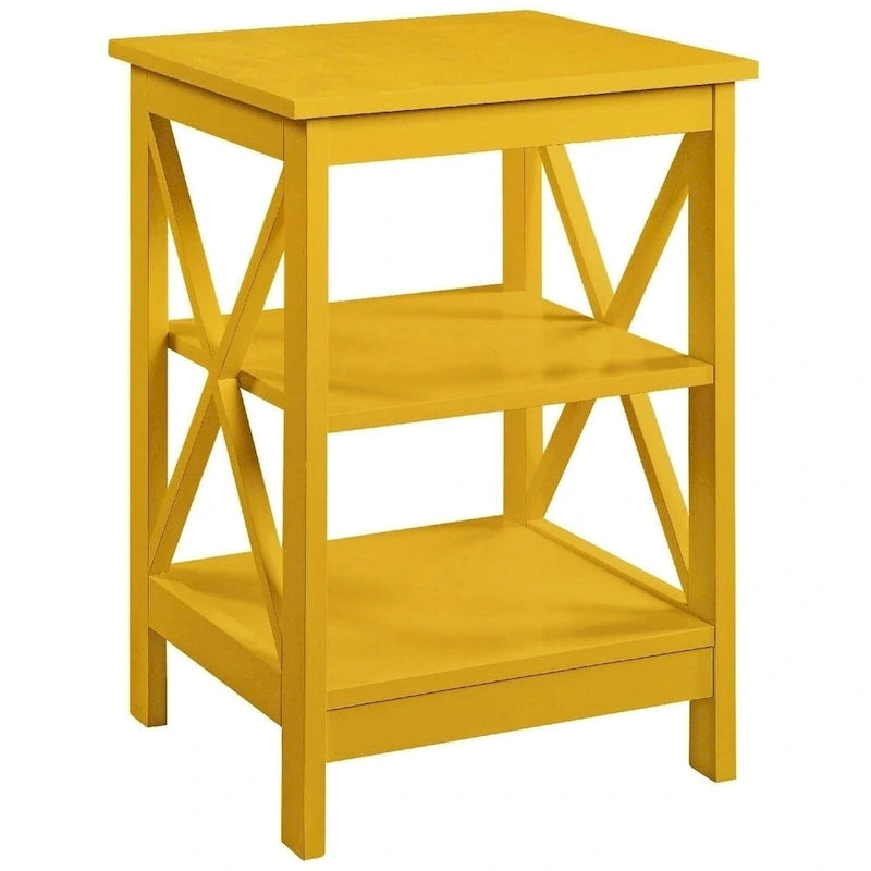 Table d'appoint avec étagères