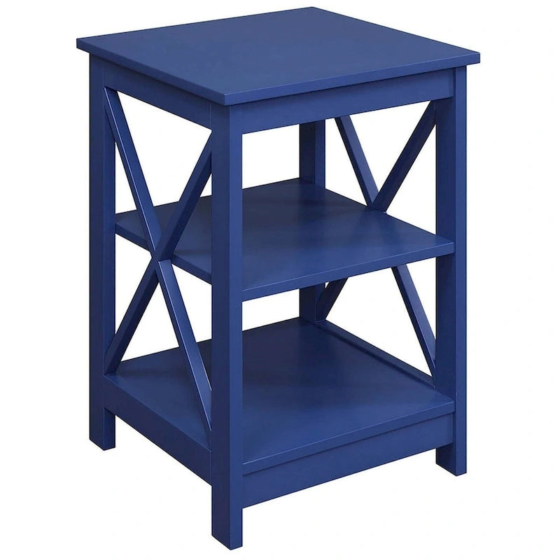 Table d'appoint avec étagères