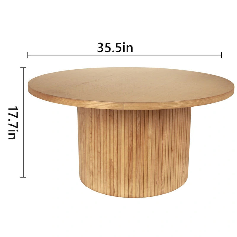 Table basse ronde
Table basse à piètement central