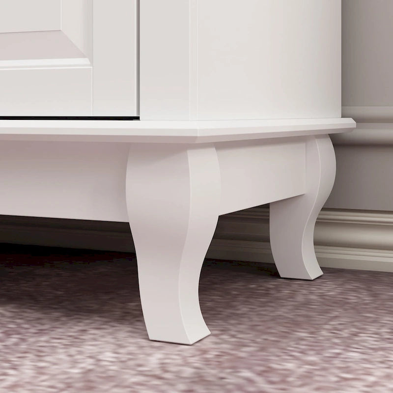 Commode à 9 tiroirs : Commode spacieuse au design épuré, laquée