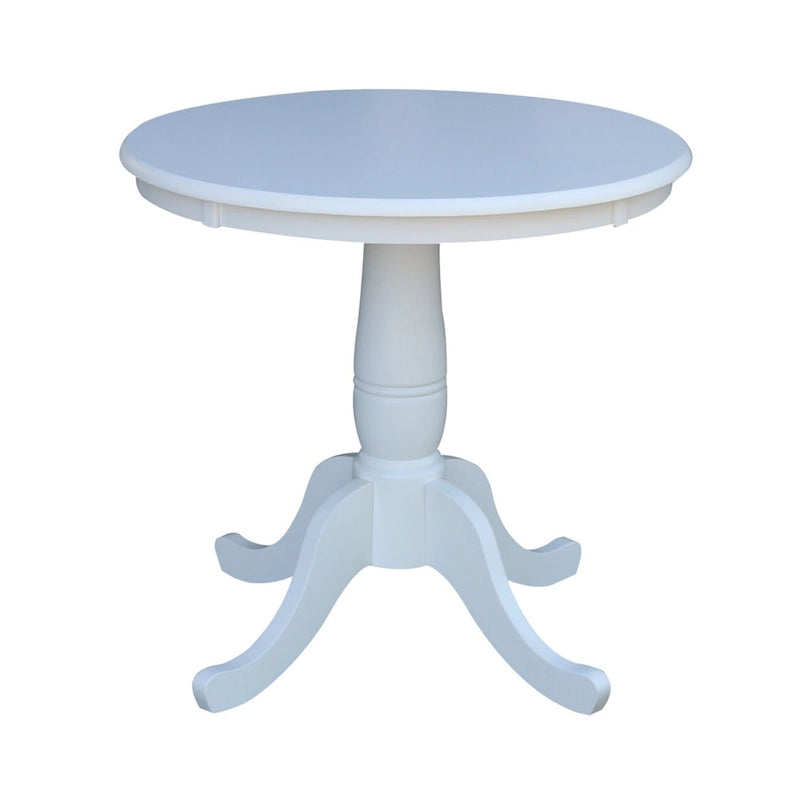 Table piédestal ronde de 30 pouces