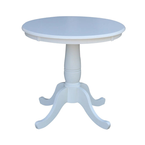 Table piédestal ronde de 30 pouces