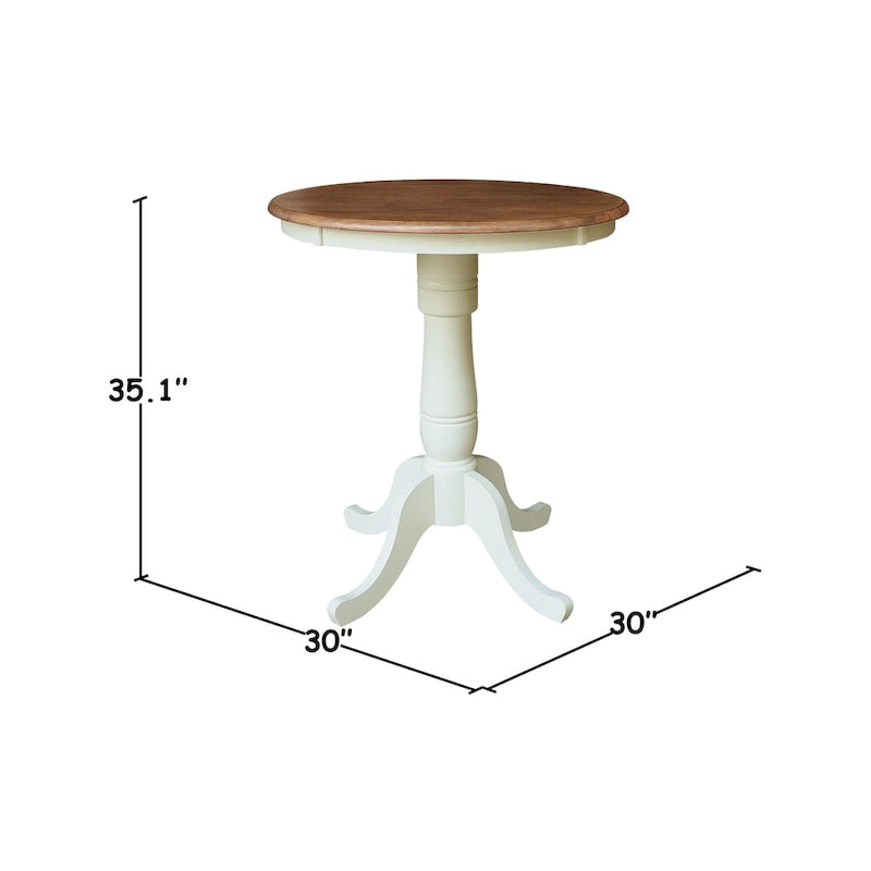 Table piédestal ronde de 30 pouces