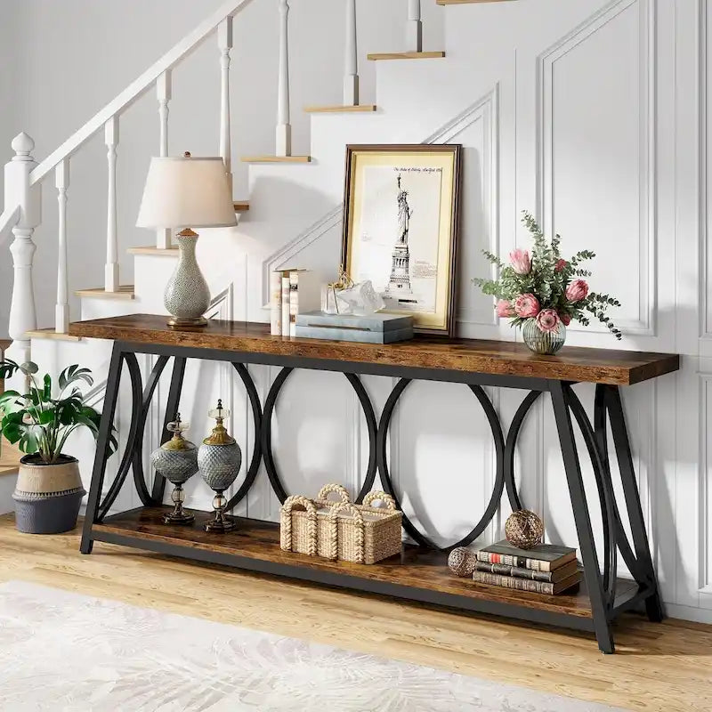 Console extra longue Table d'appoint canapé pour salon
