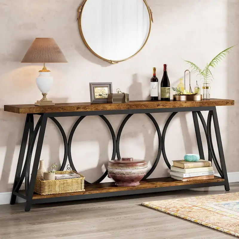 Console extra longue Table d'appoint canapé pour salon