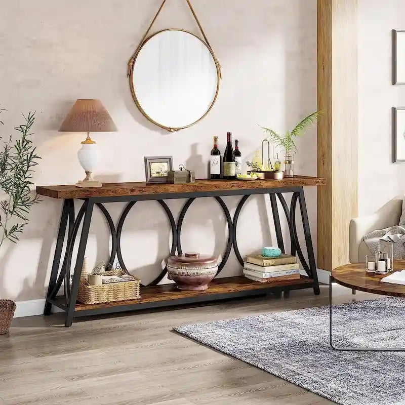 Console extra longue Table d'appoint canapé pour salon