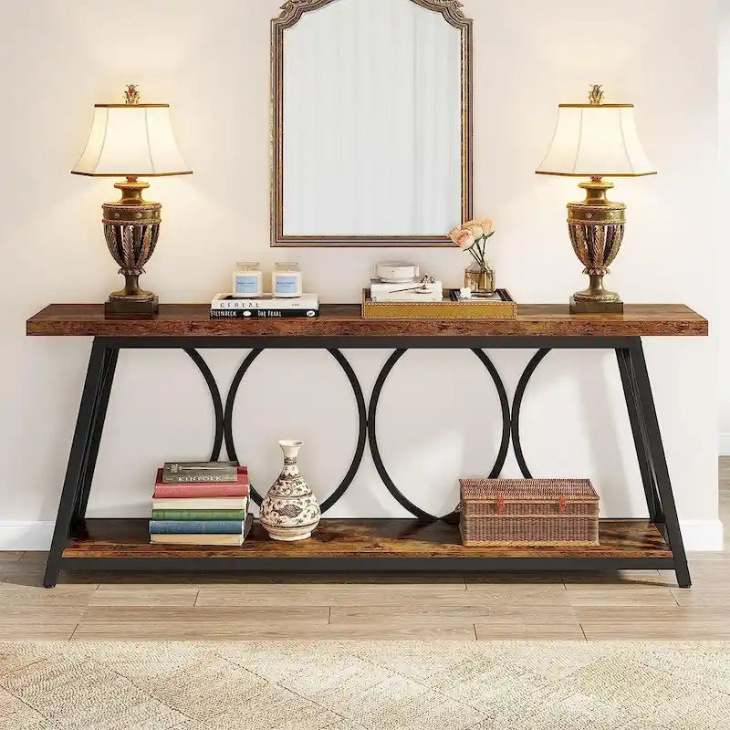 Console extra longue Table d'appoint canapé pour salon