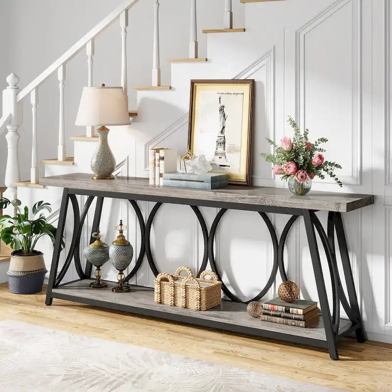 Console extra longue Table d'appoint canapé pour salon