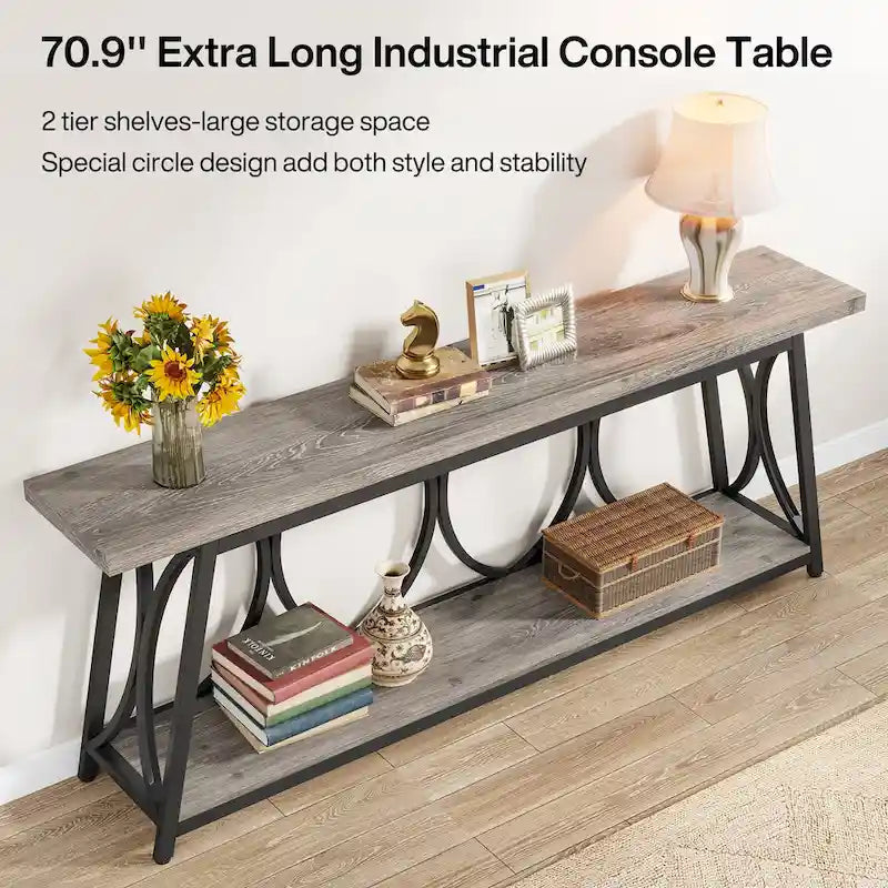 Console extra longue Table d'appoint canapé pour salon