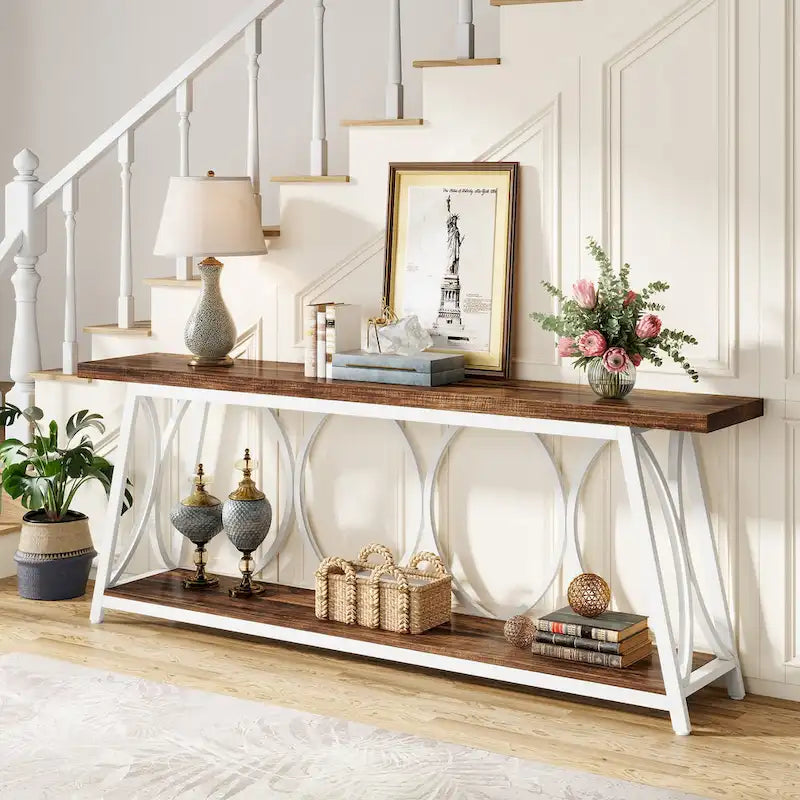 Console extra longue Table d'appoint canapé pour salon