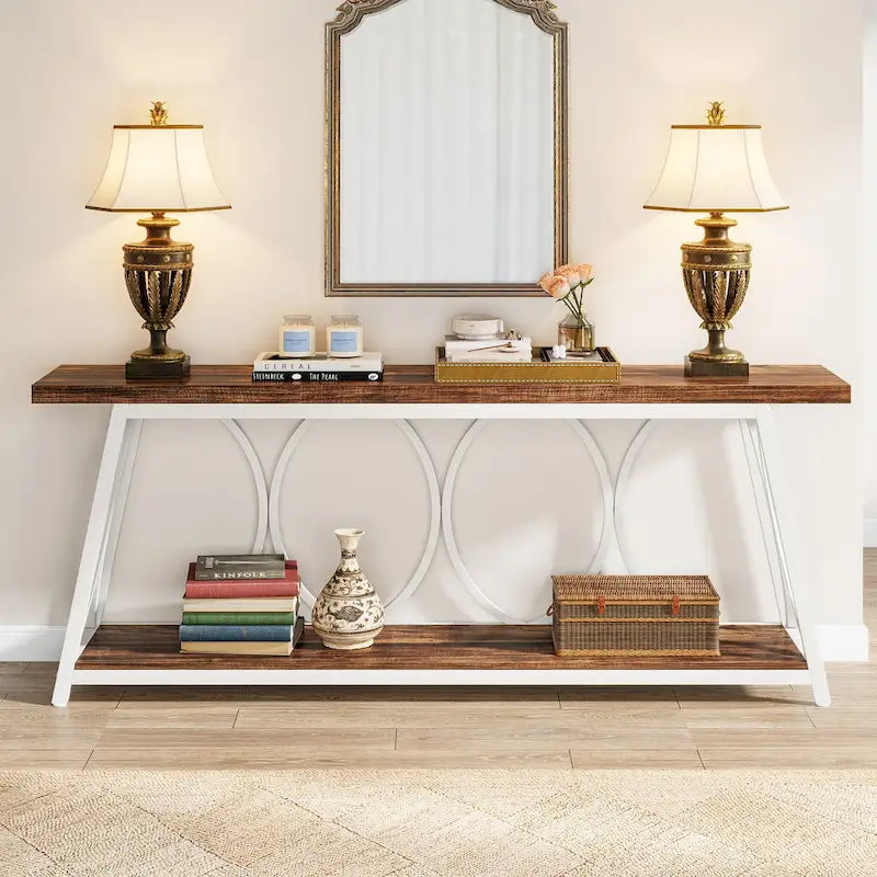 Console extra longue Table d'appoint canapé pour salon