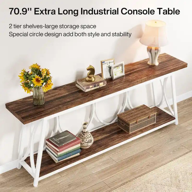Console extra longue Table d'appoint canapé pour salon