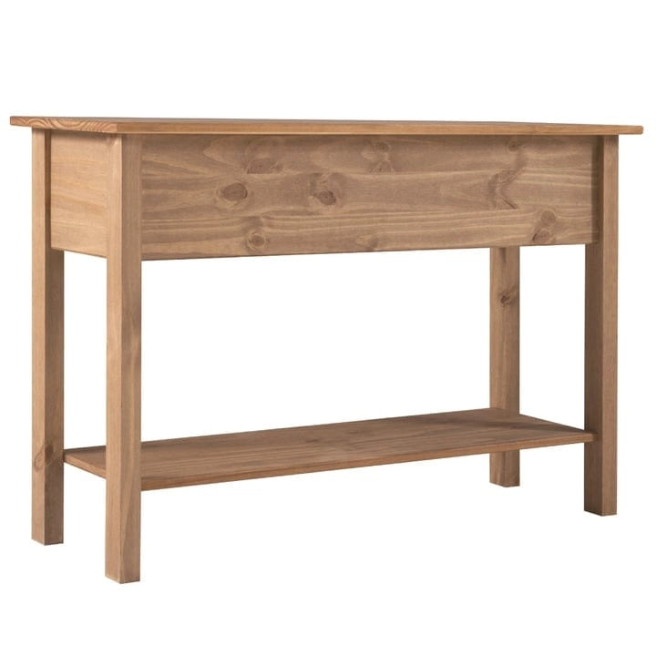 Console de table en bois Wood Hall 3 tiroirs