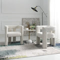 Fauteuil rembourré en bouclette de 61 cm de large (lot de 2)