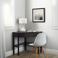 Bureau d'angle pour ordinateur en bois massif/MDF