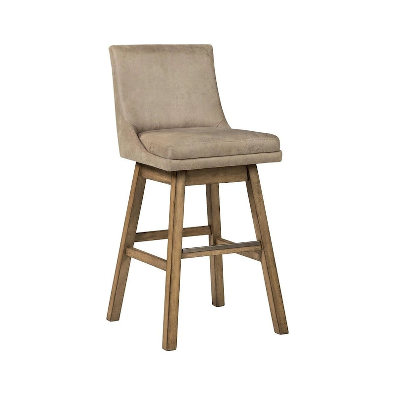 Tabouret pivotant rembourré (lot de 2)