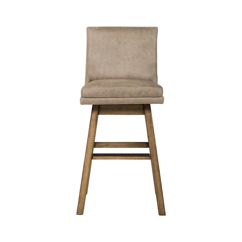 Tabouret pivotant rembourré (lot de 2)
