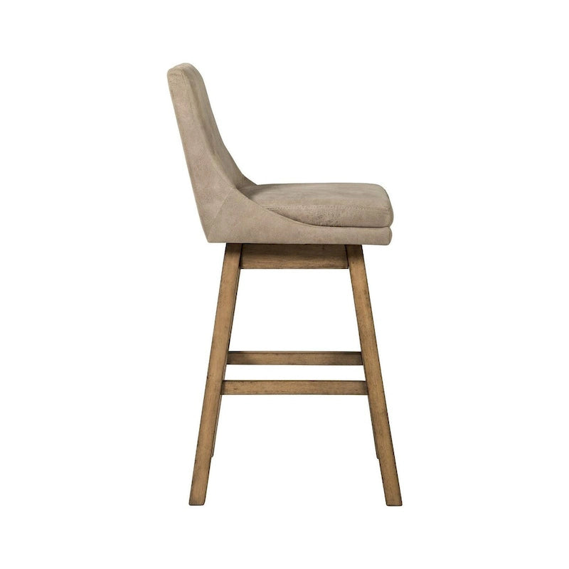 Tabouret pivotant rembourré (lot de 2)
