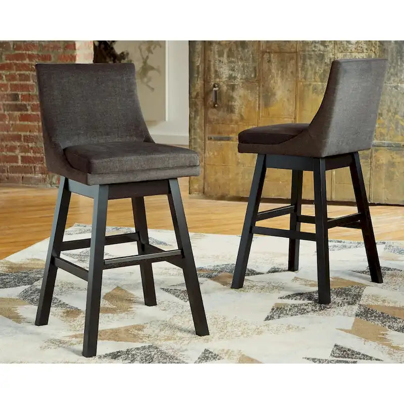 Tabouret pivotant rembourré (lot de 2)