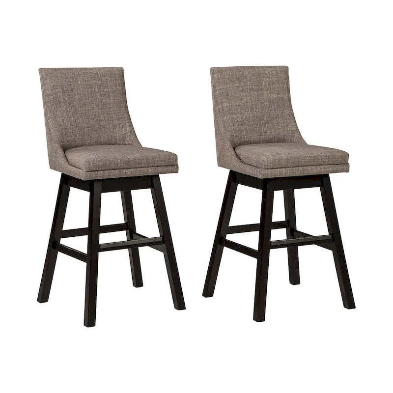 Tabouret pivotant rembourré (lot de 2)