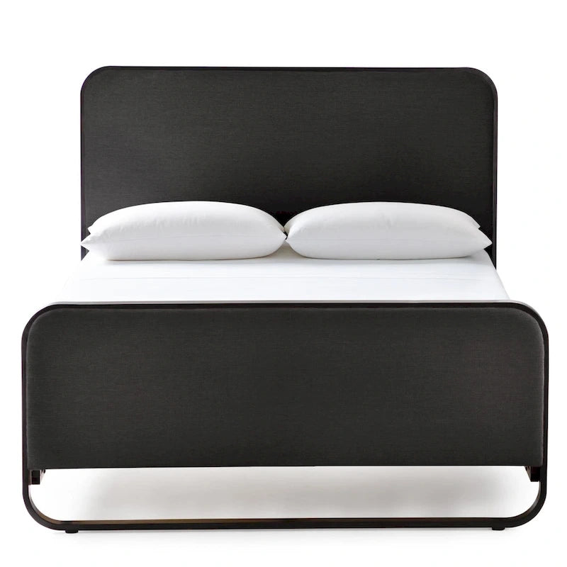 New Heights Godfrey Metal and Upholstered Bed