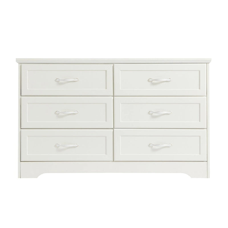 Commode de chambre à coucher moderne à 3 tiroirs avec commode à 6 tiroirs
