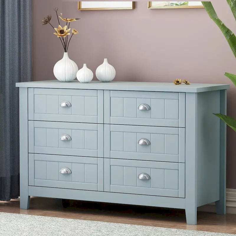 Commode moderne à tiroirs avec cadre en bois massif