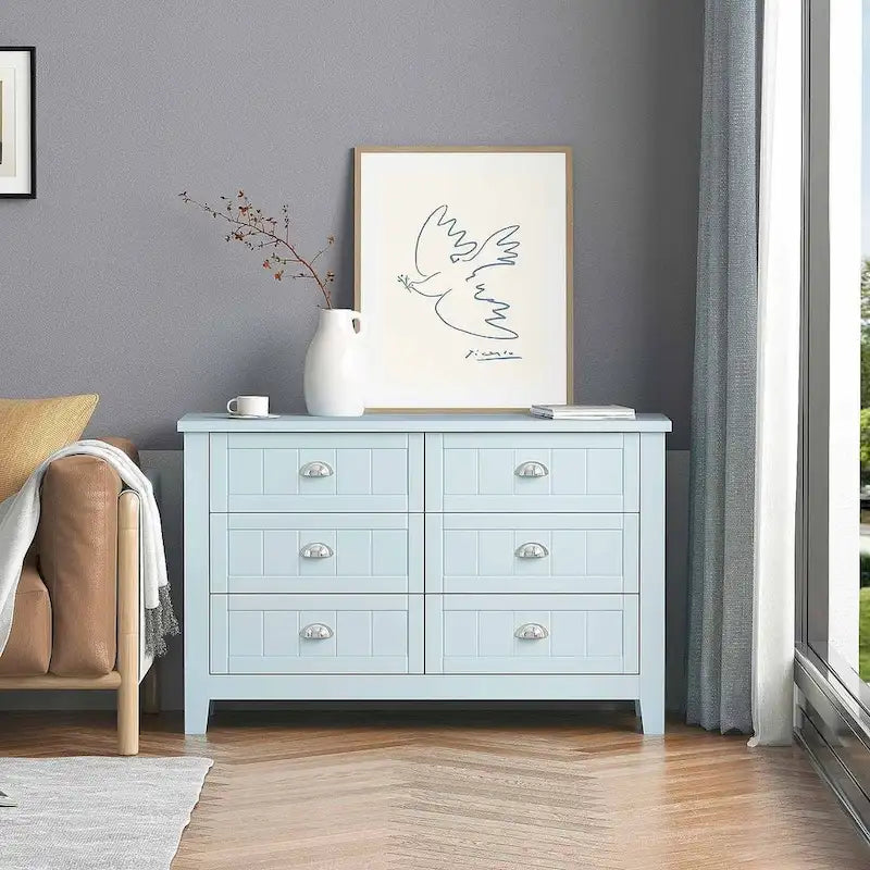 Commode moderne à tiroirs avec cadre en bois massif