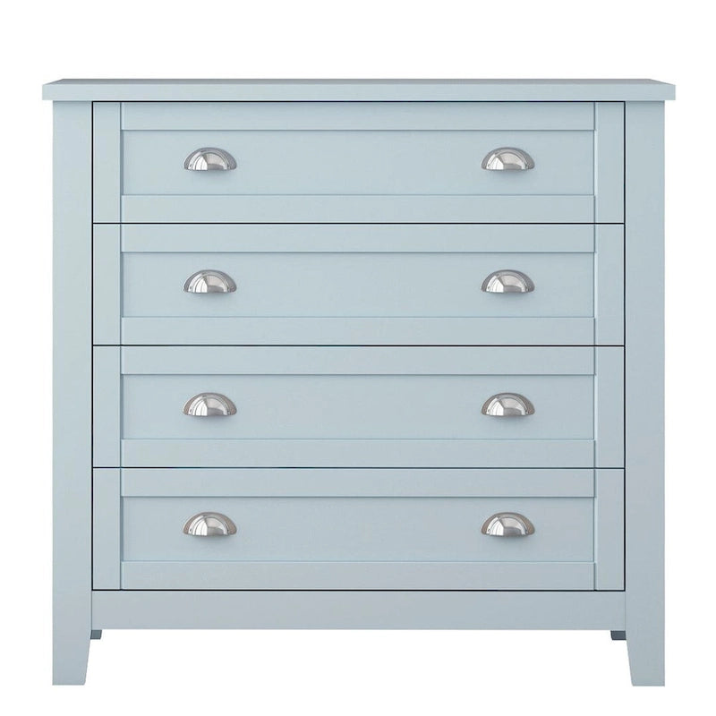 Commode moderne à tiroirs avec cadre en bois massif