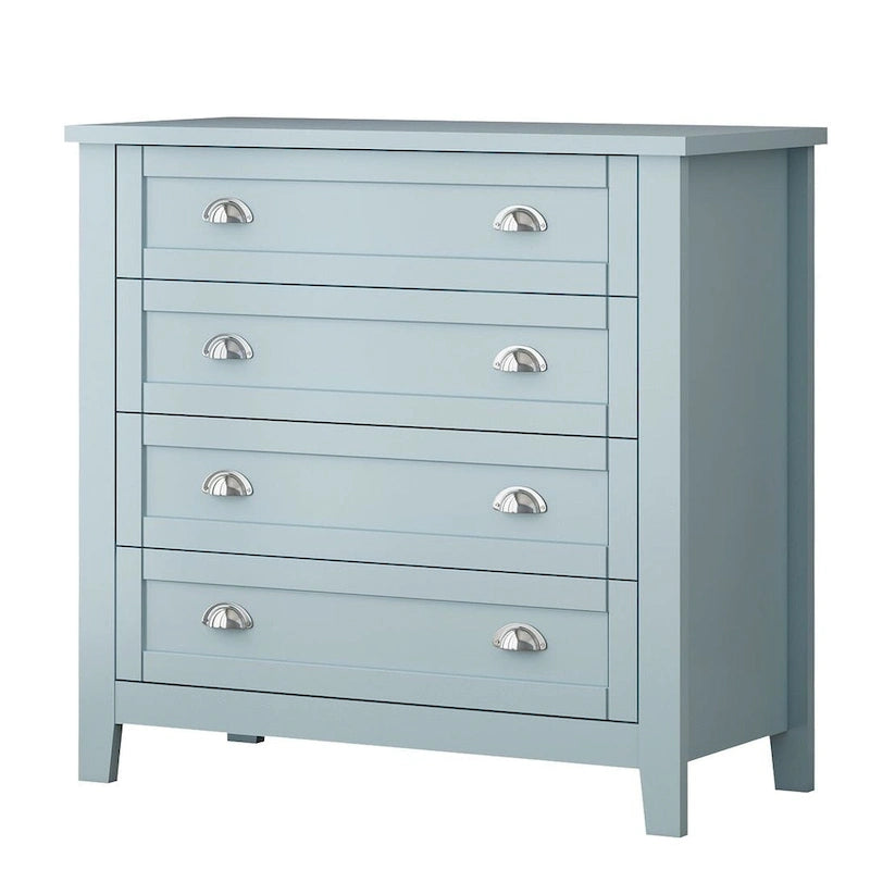 Commode moderne à tiroirs avec cadre en bois massif
