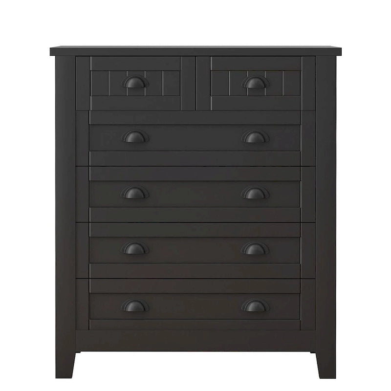 Commode moderne à tiroirs avec cadre en bois massif