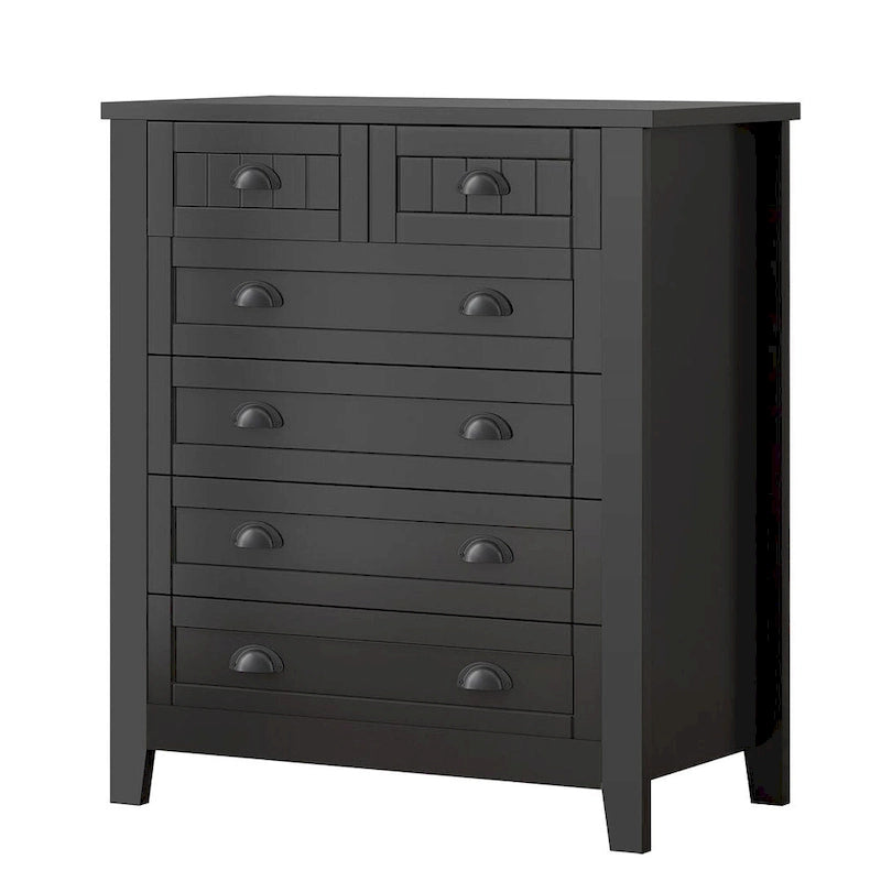 Commode moderne à tiroirs avec cadre en bois massif