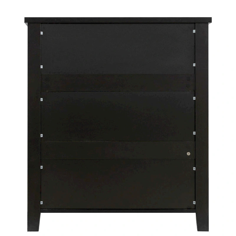 Commode moderne à tiroirs avec cadre en bois massif