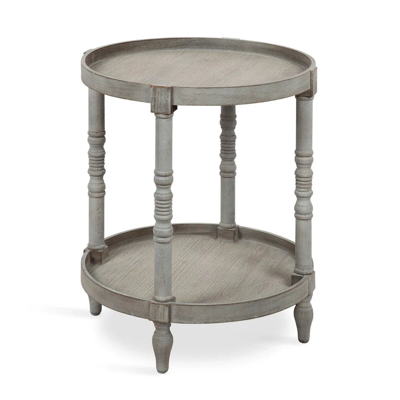 Table d'appoint ronde en bois