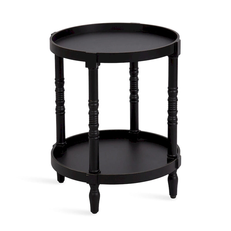 Table d'appoint ronde en bois