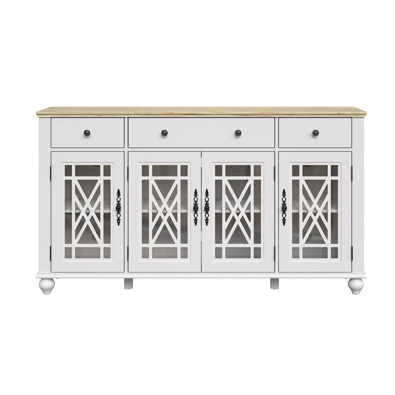 Buffet/Bahut de cuisine vintage avec 63 tiroirs