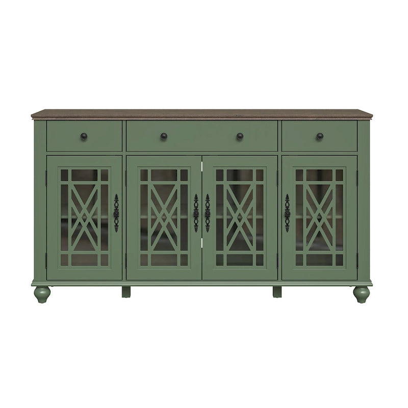 Buffet/Bahut de cuisine vintage avec 63 tiroirs