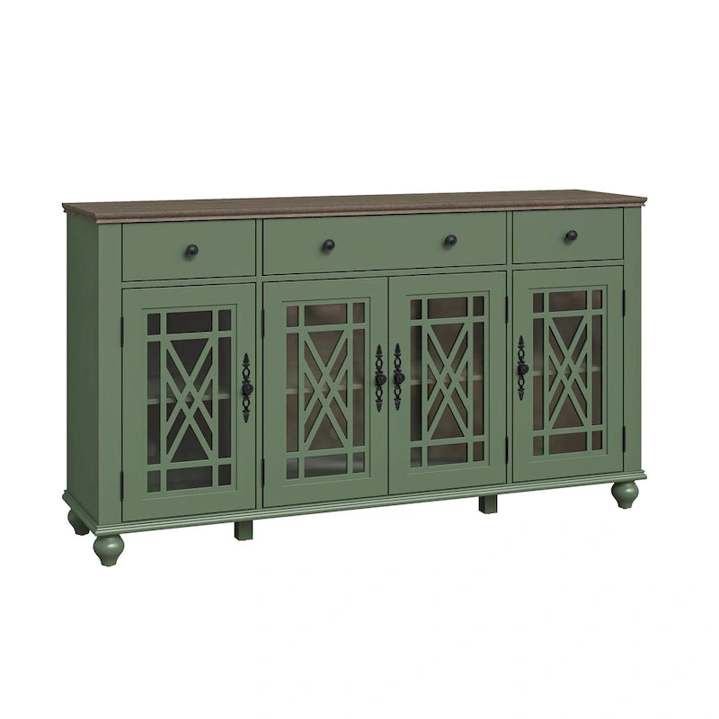 Buffet/Bahut de cuisine vintage avec 63 tiroirs