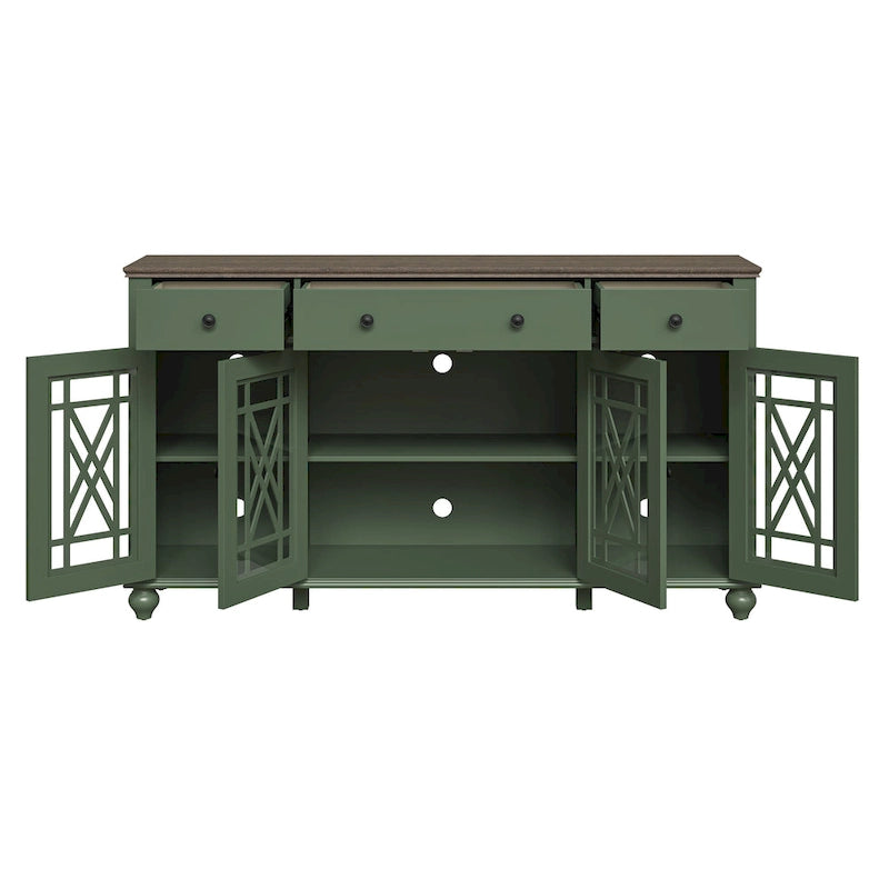 Buffet/Bahut de cuisine vintage avec 63 tiroirs