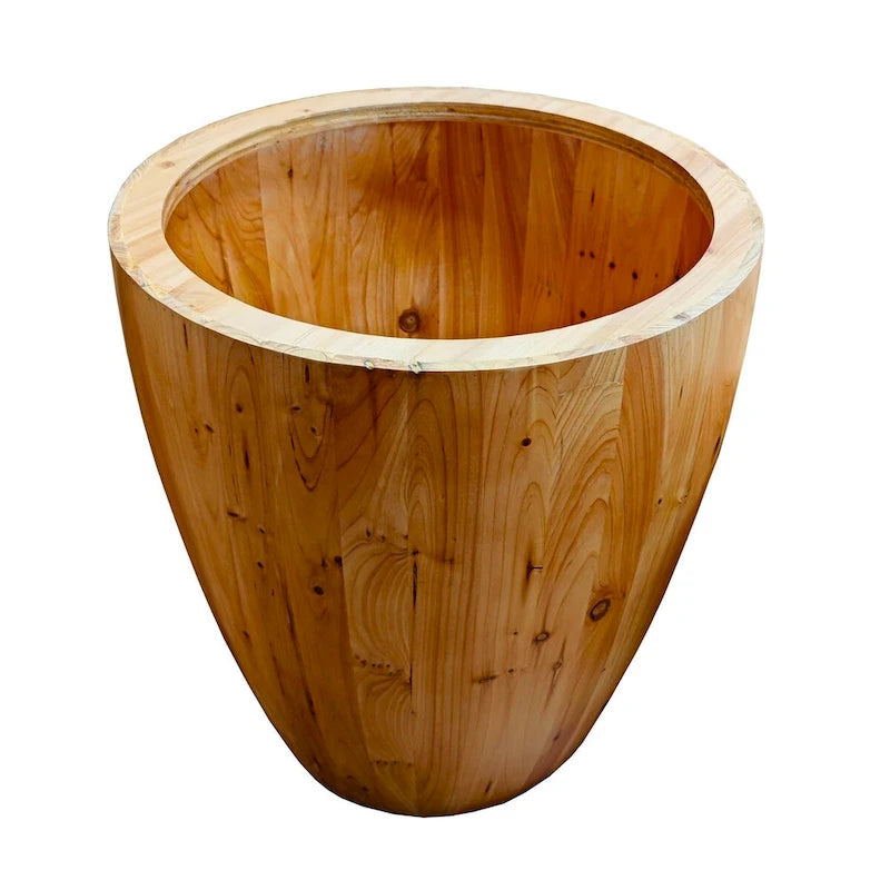 Table basse de style vintage en forme de seau