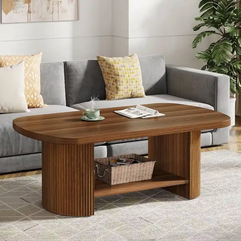 Table basse rustique en bois